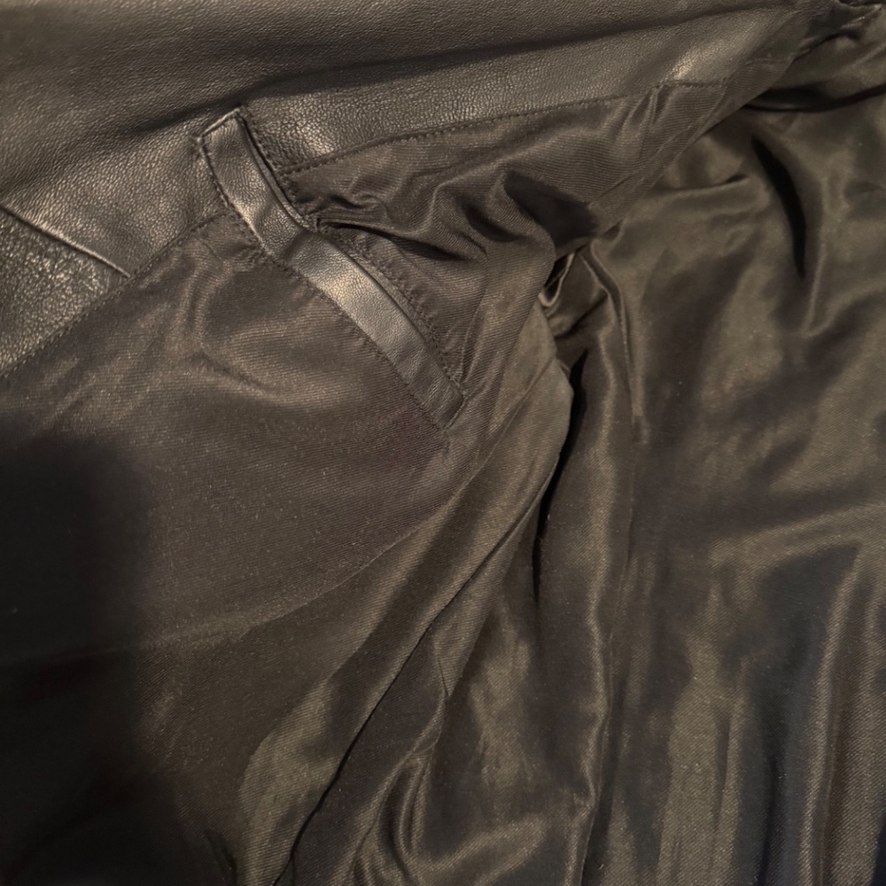 All Saints Conroy Leather Jacket XS /2 Brand new - Picture 11 of 13